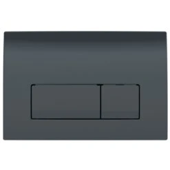 Geberit Delta50 Dual Flush Plate - Black