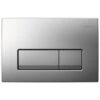 Geberit Delta50 Dual Flush Plate - Matt Chrome -Home Bathroom geberit delta50 dual flush plate matt chrome 115.105.46.5