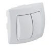 Geberit Dual Flush Hand Operated Actuator - Alpine White -Home Bathroom geberit dual flush hand operated actuator alpine white 240.572.11.1