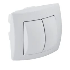 Geberit Dual Flush Hand Operated Actuator - Alpine White