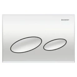 Geberit Kappa20 Dual Flush Plate - Matt Chrome