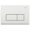 Geberit Kappa50 Dual Flush Plate - Alpine White -Home Bathroom geberit kappa50 dual flush plate alpine white 115.260.11.1