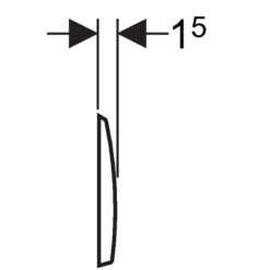 Geberit Kappa50 Dual Flush Plate - Alpine White 8 Geberit Kappa50 Dual Flush Plate - Alpine White -Home Bathroom geberit kappa50 dual flush plate alpine white 115.260.11.1 2