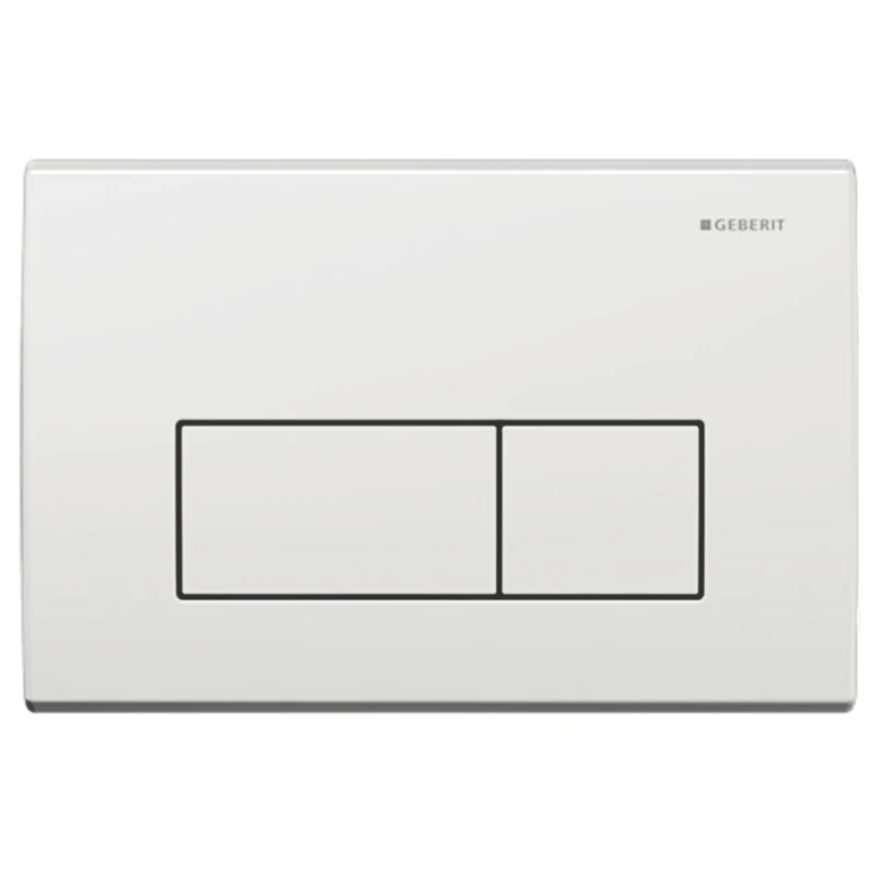 Geberit Kappa50 Dual Flush Plate - Alpine White 3 Geberit Kappa50 Dual Flush Plate - Alpine White