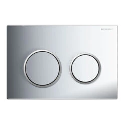 Geberit Omega20 Dual Flush Plate - Bright Chrome