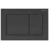 Geberit Omega30 Dual Flush Plate - Matt Black -Home Bathroom geberit omega30 dual flush plate matt black 115.080.16.1