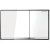 Geberit Omega60 Dual Flush Plate - White Glass -Home Bathroom geberit omega60 dual flush plate white glass 115.081.si .1