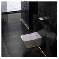 Geberit Omega60 Dual Flush Plate - White Glass -Home Bathroom geberit omega60 dual flush plate white glass 115.081.si .1 3