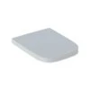 Geberit Selnova Square Toilet Seat - White -Home Bathroom geberit selnova square toilet seat white 501.556.01.1