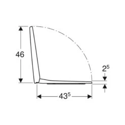 Geberit Selnova Toilet Seat - White -Home Bathroom geberit selnova toilet seat white 500.333.01.1 2