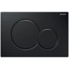 Geberit Sigma01 Dual Flush Plate - Jet Black 1 Geberit Sigma01 Dual Flush Plate - Jet Black -Home Bathroom geberit sigma01 dual flush plate jet black 115.770.dw .5