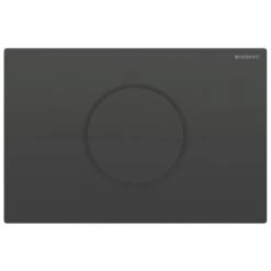 Geberit Sigma10 Automatic/Touchless Dual Flush Plate - Battery Operation - Black