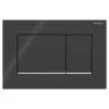 Geberit Sigma30 Dual Flush Plate - Black/brushed Chrome -Home Bathroom geberit sigma30 dual flush plate black brushed chrome 115.883.km .1
