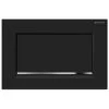 Geberit Sigma30 Stop-And-Go Flush Plate - Matt Black / Chrome -Home Bathroom geberit sigma30 stop and go flush plate matt black chrome 115.893.14.1
