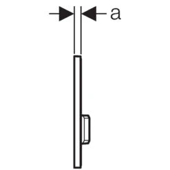 Geberit Sigma50 Flush Plate - Jet Black -Home Bathroom geberit sigma50 flush plate jet black 115.788.dw .5 2