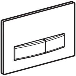 Geberit Sigma50 Flush Plate - Jet Black -Home Bathroom geberit sigma50 flush plate jet black 115.788.dw .5 3