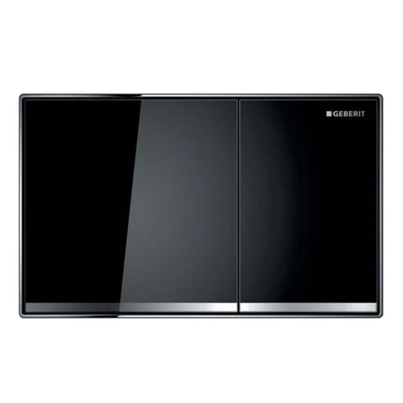 Geberit Sigma60 Dual Flush Plate - Glass/black 3 Geberit Sigma60 Dual Flush Plate - Glass/black