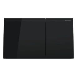 Geberit Sigma70 Flush Plate - Black Glass