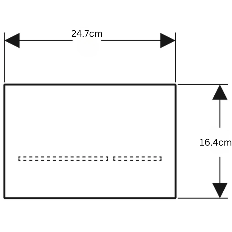 Geberit Sigma80 Electronic Touchless Dual Flush Plate - Mains Operation - Black / Glass 6 Geberit Sigma80 Electronic Touchless Dual Flush Plate - Mains Operation - Black / Glass - Image 4
