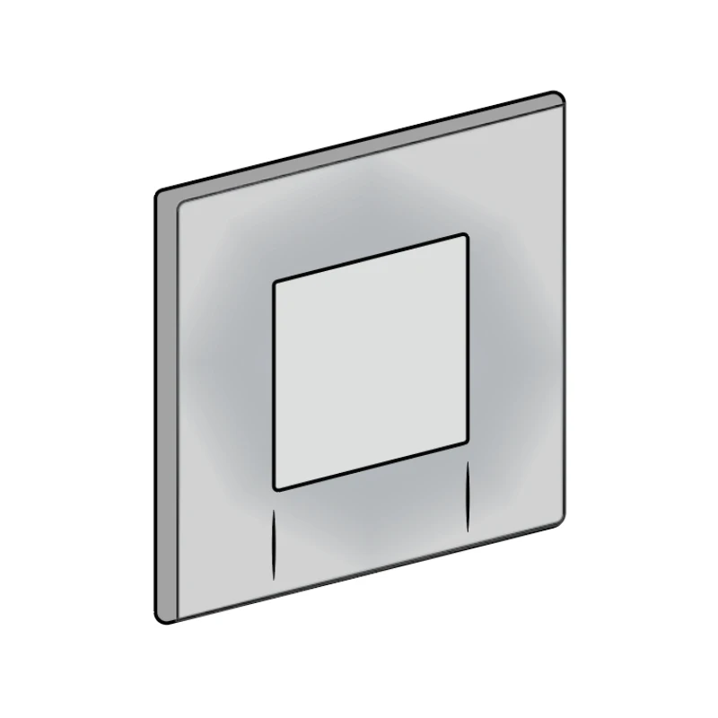 Geberit Tango Pneumatic Urinal Flush Plate - Chrome 3 Geberit Tango Pneumatic Urinal Flush Plate - Chrome