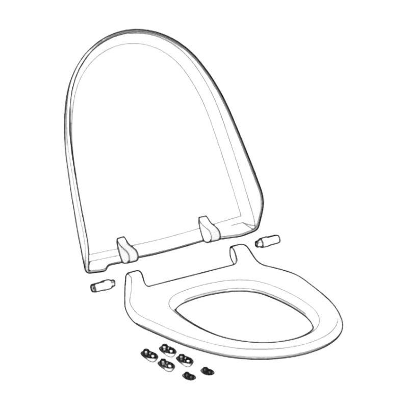 Geberit Toilet Seat For AquaClean 800+ - White Alpine 3 Geberit Toilet Seat For AquaClean 800+ - White Alpine