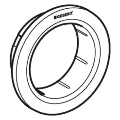 Geberit Type 01 Furniture Actuator Collar - Matt Chrome