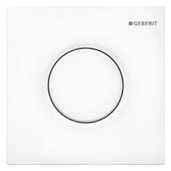 Geberit Type 01 Pneumatic Urinal Flush Plate - Alpine White