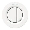 Geberit Type 01 Pnuematic Dual Flush Button - For Sigma Concealed Cistern - White 2 Geberit Type 01 Pnuematic Dual Flush Button - For Sigma Concealed Cistern - White -Home Bathroom geberit type 01 pnuematic dual flush button for sigma concealed cistern white 116.043.11.1