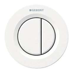 Geberit Type 01 Pnuematic Dual Flush Button - For Sigma Concealed Cistern - White