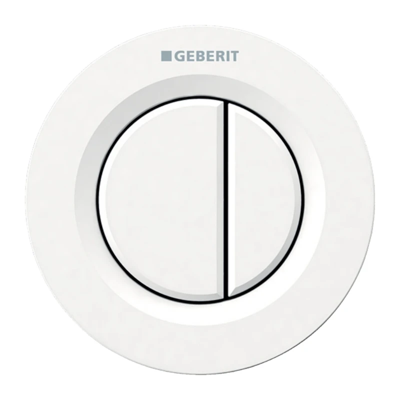 Geberit Type 01 Pnuematic Dual Flush Button - For Sigma Concealed Cistern - White 3 Geberit Type 01 Pnuematic Dual Flush Button - For Sigma Concealed Cistern - White