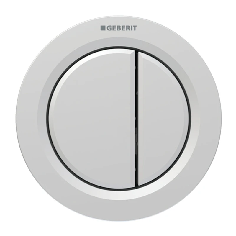 Geberit Type 01 Pnuematic Dual Flush Button - Matt Chrome 3 Geberit Type 01 Pnuematic Dual Flush Button - Matt Chrome
