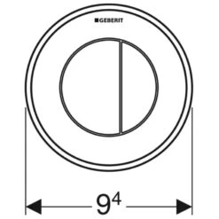 Geberit Type 10 Pnuematic Dual Flush Button - Black 5 Geberit Type 10 Pnuematic Dual Flush Button - Black -Home Bathroom geberit type 10 pnuematic dual flush button black 116.055.16.1 1