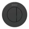 Geberit Type 10 Pnuematic Dual Flush Button - Black -Home Bathroom geberit type 10 pnuematic dual flush button black 116.055.16.1