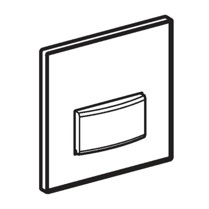 Geberit Type 50 Pneumatic Urinal Flush Plate - Green Glass 3 Geberit Type 50 Pneumatic Urinal Flush Plate - Green Glass