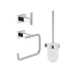 Grohe Essentials Cube 3-in-1 WC Set - Chrome