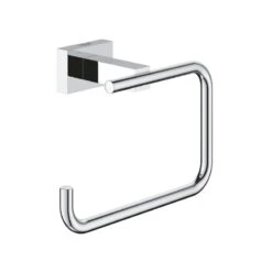 Grohe Essentials Cube Toilet Roll Holder - Chrome