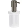 Grohe Essentials Soap Dispenser - Brushed Hard Graphite -Home Bathroom grohe essentials soap dispenser brushed hard graphite 40394al1