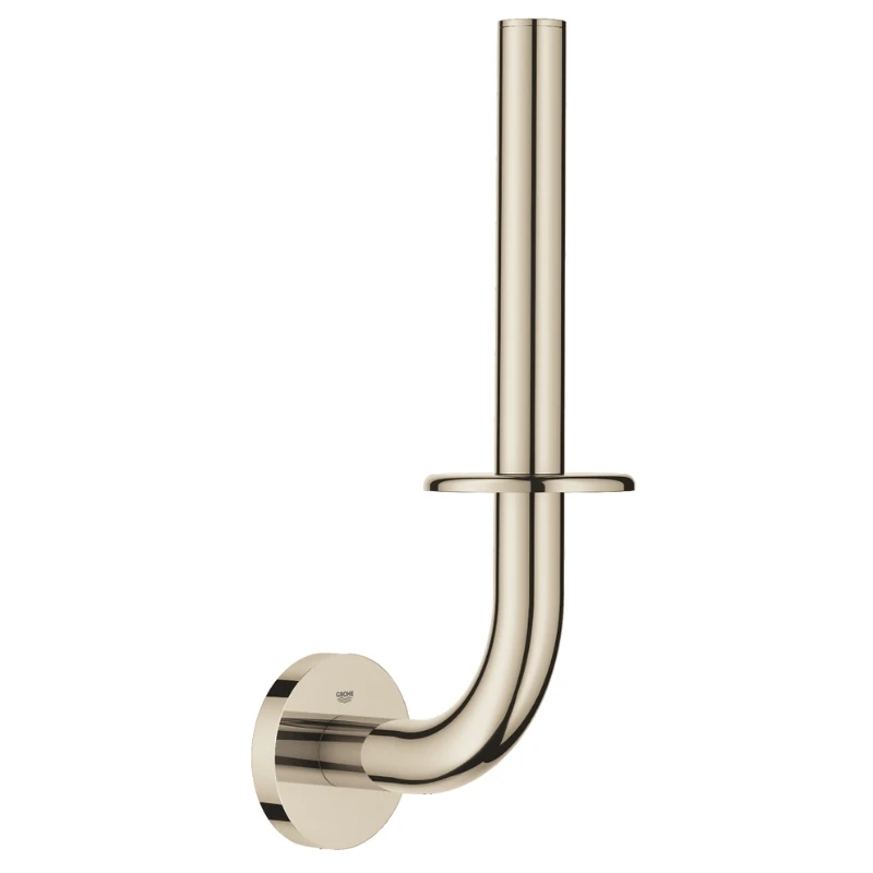 Grohe Essentials Spare Toilet Paper Holder - Polished Nickel 3 Grohe Essentials Spare Toilet Paper Holder - Polished Nickel