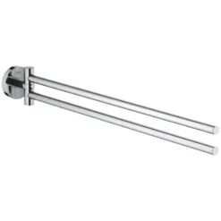 Grohe Essentials Towel Bar - Pivotable - Chrome