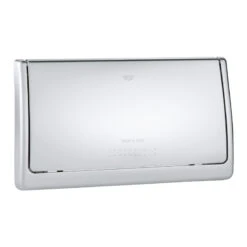 Grohe Push Button Flush Plate Wide - Matt Chrome