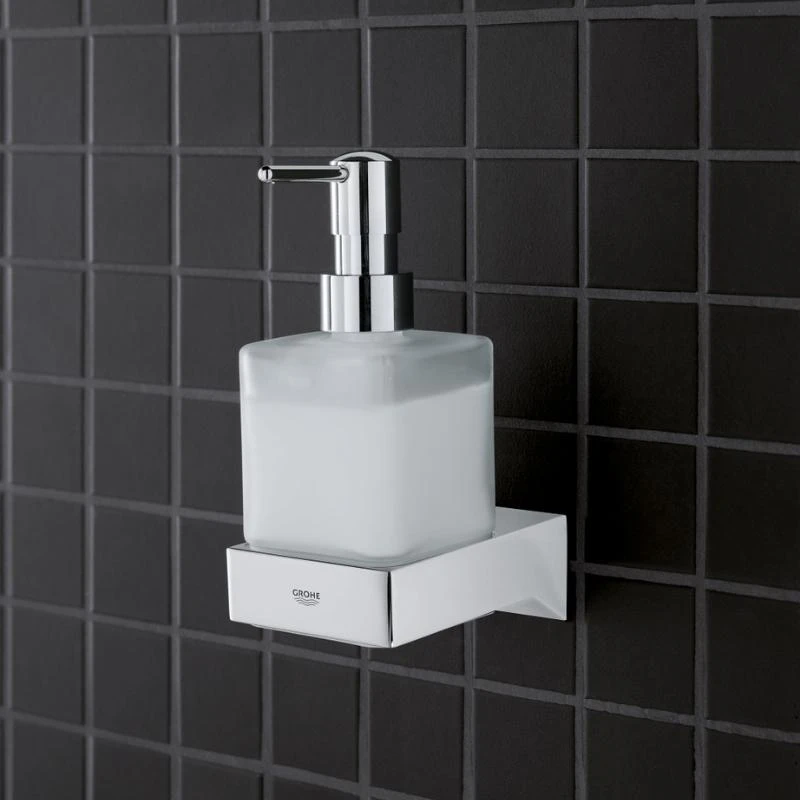 Grohe Selection Cube Soap Dispenser - Chrome 4 Grohe Selection Cube Soap Dispenser - Chrome - Image 2