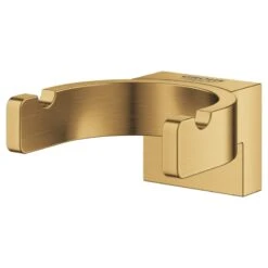 Grohe Selection Double Robe Hook - Brushed Cool Sunrise 6 Grohe Selection Double Robe Hook - Brushed Cool Sunrise -Home Bathroom grohe selection double robe hook brushed cool sunrise 41049gn0 1