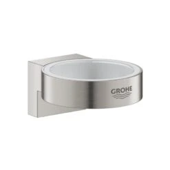 Grohe Selection Glass/Soap Dish Holder - Supersteel