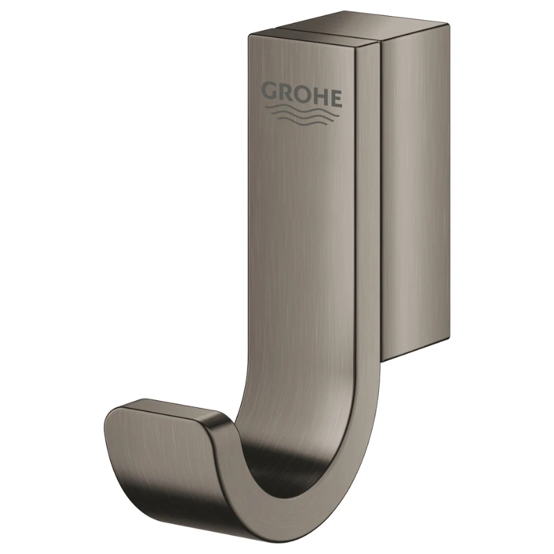 Grohe Selection Single Robe Hook - Brushed Hard Graphite 4 Grohe Selection Single Robe Hook - Brushed Hard Graphite - Image 2
