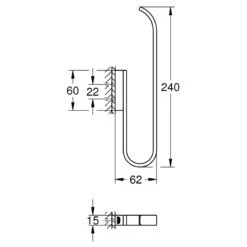 Grohe Selection Spare Toilet Paper Holder - Brushed Warm Sunset 7 Grohe Selection Spare Toilet Paper Holder - Brushed Warm Sunset -Home Bathroom grohe selection spare toilet paper holder brushed warm sunset 41067dl0 2