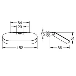 Grohe Selection Toilet Roll Holder With Cover - Polished Nickel -Home Bathroom grohe selection toilet roll holder with cover polished nickel 41069be0 2