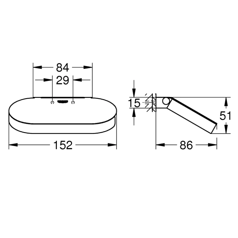 Grohe Selection Toilet Roll Holder With Cover - Supersteel 5 Grohe Selection Toilet Roll Holder With Cover - Supersteel - Image 3