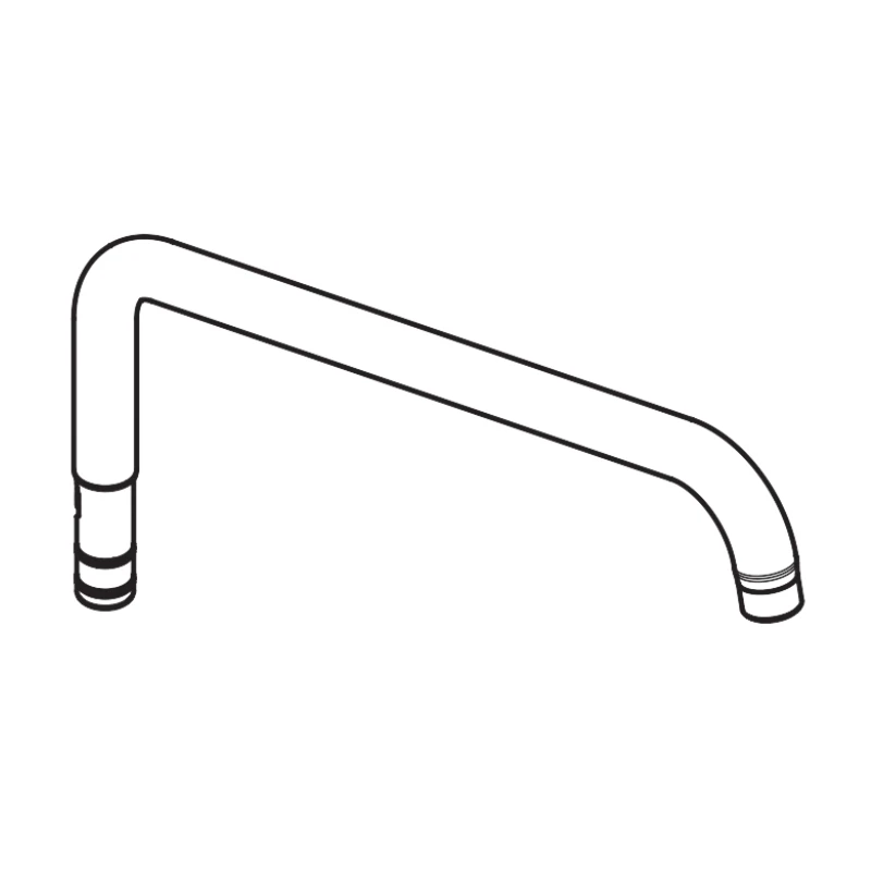 Hansgrohe Shower Arm - 400mm - Chrome 3 Hansgrohe Shower Arm - 400mm - Chrome