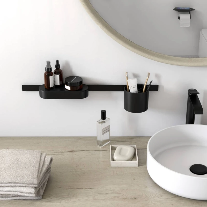 Hansgrohe WallStoris Bathroom Bundle - Matt Black 4 Hansgrohe WallStoris Bathroom Bundle - Matt Black - Image 2