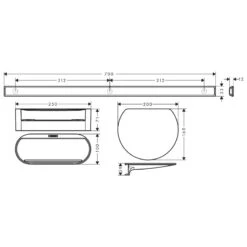 Hansgrohe WallStoris Bathtub Bundle - Matt Black 7 Hansgrohe WallStoris Bathtub Bundle - Matt Black -Home Bathroom hansgrohe wallstoris bathtub bundle matt black 27966670 2